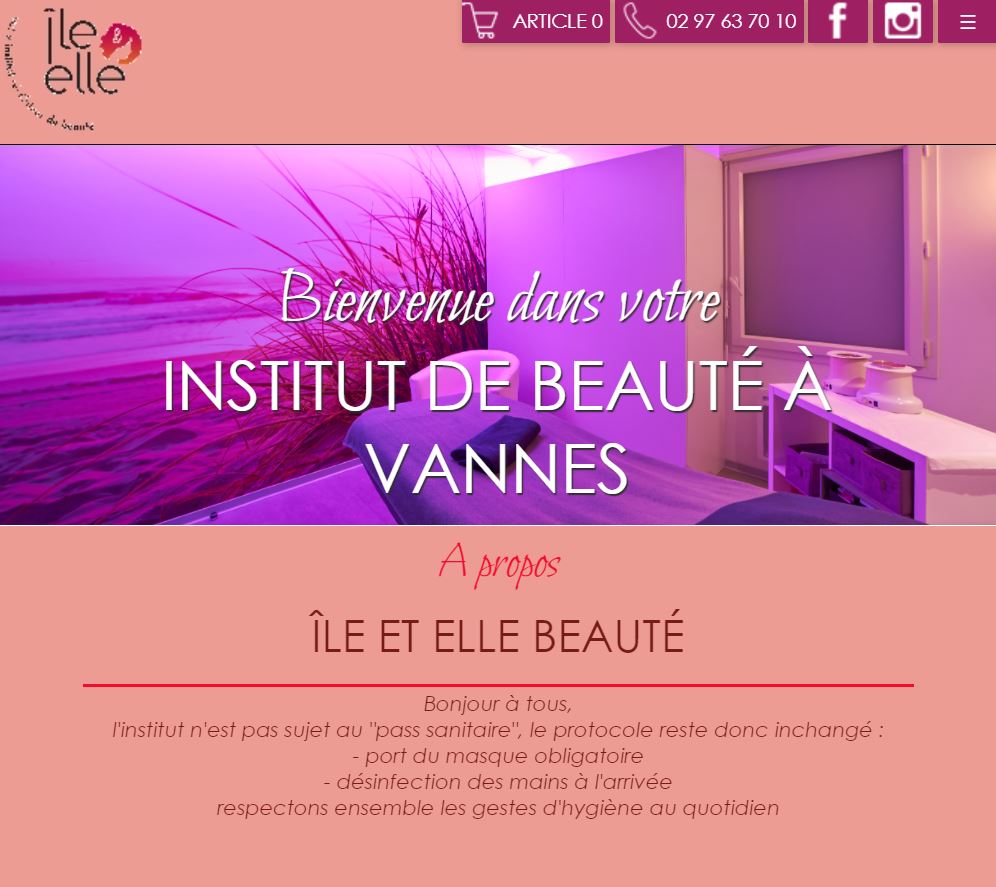 prise de rdv institut ile et elle beaute